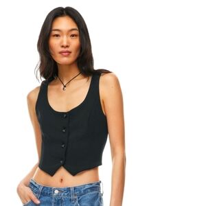 Aritzia Wilfred Rocco Vest in Core collection Black